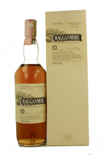 CRAGGANMORE Speyside Scotch Whisky 10 Years Old Bottled 2004 75cl 60.1% OB-
