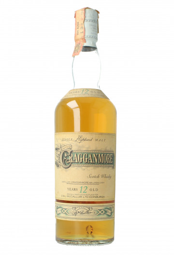 CRAGGANMORE Speyside Scotch Whisky 12 Year Old - Bot. in The 80's 75cl 40% OB-