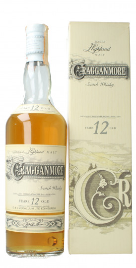 CRAGGANMORE Speyside Scotch Whisky 12 Year Old - Bot. in The 80's 75cl 40% OB-