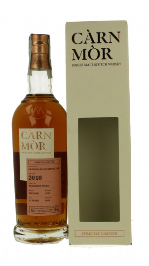 CRAIGELLACCHIE 11yo 2010 2021 70cl 47.5% - carn mor