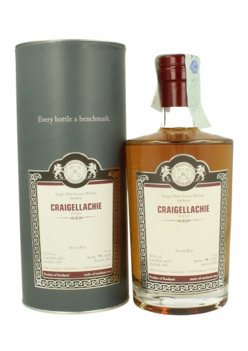 CRAIGELLACHIE 1995 2016 52.2% Malt of Scotland - Sherry butt #16011