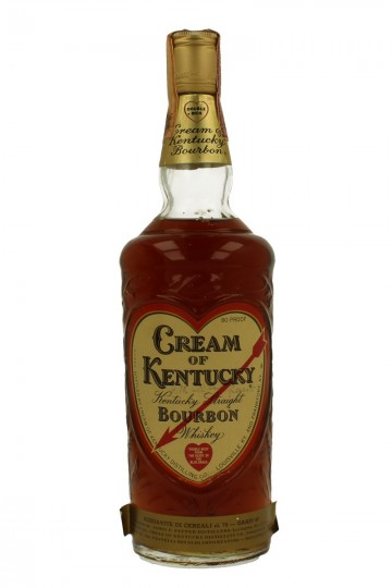 CREAM OF KENTUCKY  Straight Bourbon Whiskey 75cl 80°proof James E Pepper
