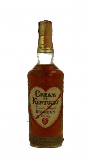 CREAM OF KENTUCKY  Straight Bourbon Whiskey Bot.1960/70's 75cl 40% James Pepper