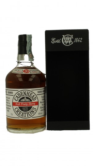 Creations 20 years old bot 2018 70cl 46% Cadenhead's - Rich fruity Sherry