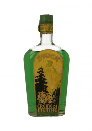 CREME DE MENTHE  STOCK 75CL 32% BOTTLED IN THE 50'S  