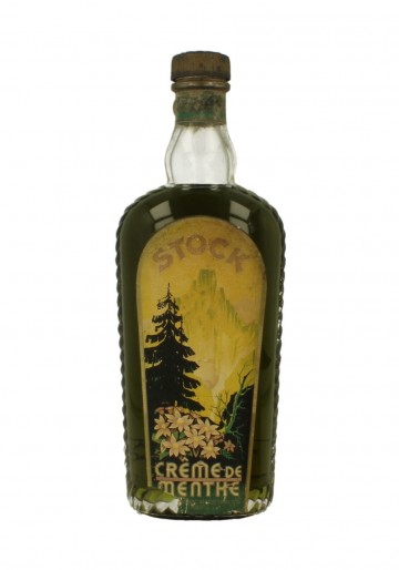CREME DE MENTHE  STOCK 75CL 32% BOTTLED IN THE 50'S  
