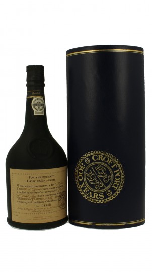 CROFT Port Reserva particular 1978 75cl 20% 300th Anniversary