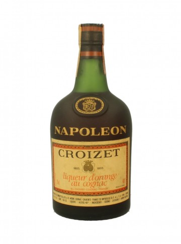 CROIZET LIQUEUR D'ORANGE  NAPOLEON  75 CL 40 % BOTTLED IN THE 70'S 
