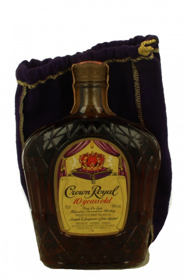 CROWN ROYAL Canadian Whisky 10 Year Old 1975 75cl 40% FINE DE LUXE