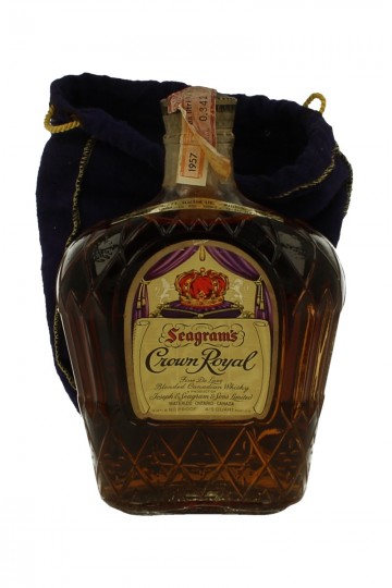 CROWN ROYAL Canadian Whisky 1957 4/5 Quart 80 US Proof Seagram