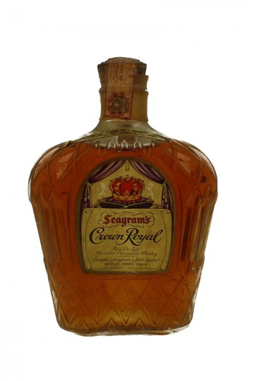 CROWN ROYAL Canadian Whisky 1959 4/5 Quart 80 US Proof Seagram