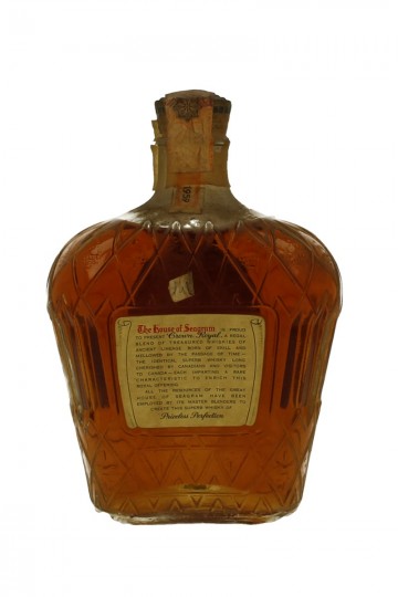 CROWN ROYAL Canadian Whisky 1959 4/5 Quart 80 US Proof Seagram