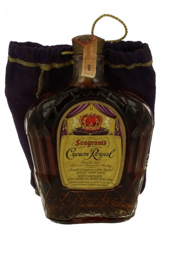 CROWN ROYAL Canadian Whisky 1969 75cl 40% Seagram