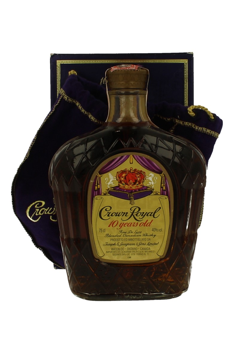 CROWN ROYAL Canadian Whisky 1975 75cl 40% Seagram - Products