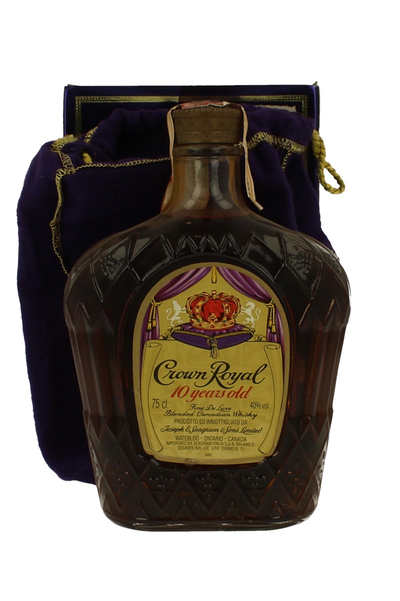 CROWN ROYAL Canadian Whisky 1976 75cl 40% Seagram - Products