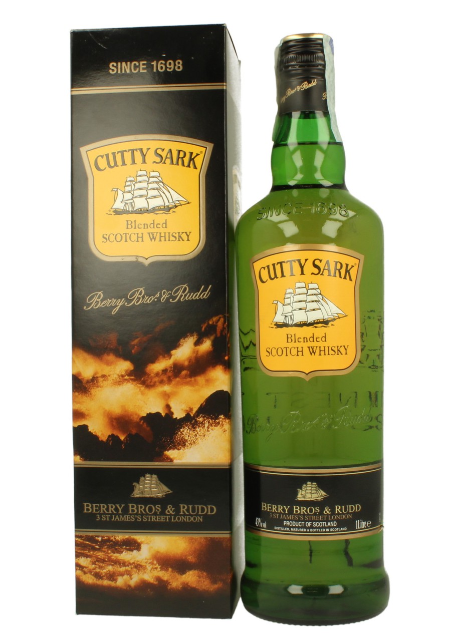 Cutty Sark 100cl 40 Berry Bros Rudd Blended Products Whisky Antique Whisky Spirits