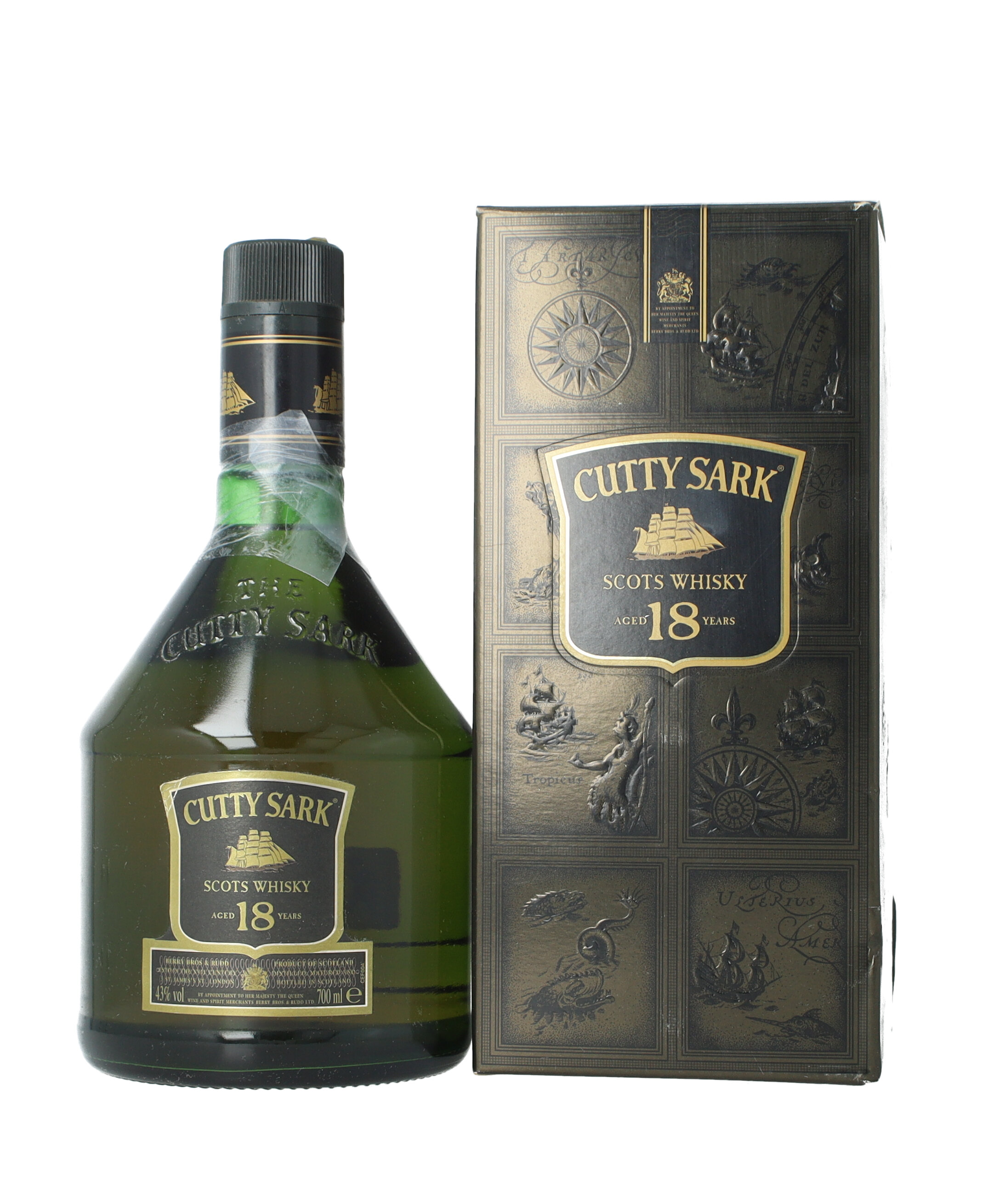 Cutty Sark Blended Scotch Whisky 18 year old 70cl 43% Berry & Bros