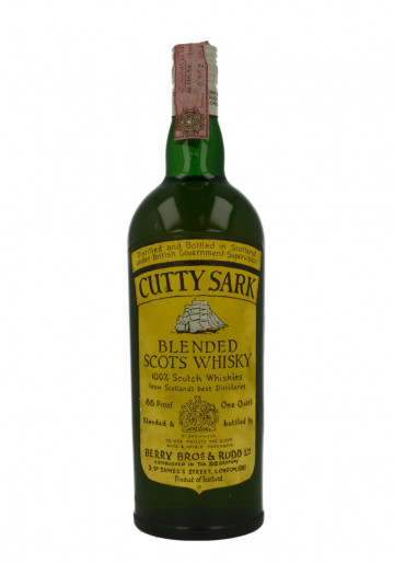 CUTTY SARK Bot.70's One Quart 86°poof US Berry & Bros Rudd - Blended