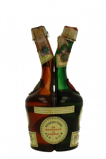 D.O.M. BENEDECTINE Liquor La bouteille du Couple Bot 60/70's 75cl 43%
