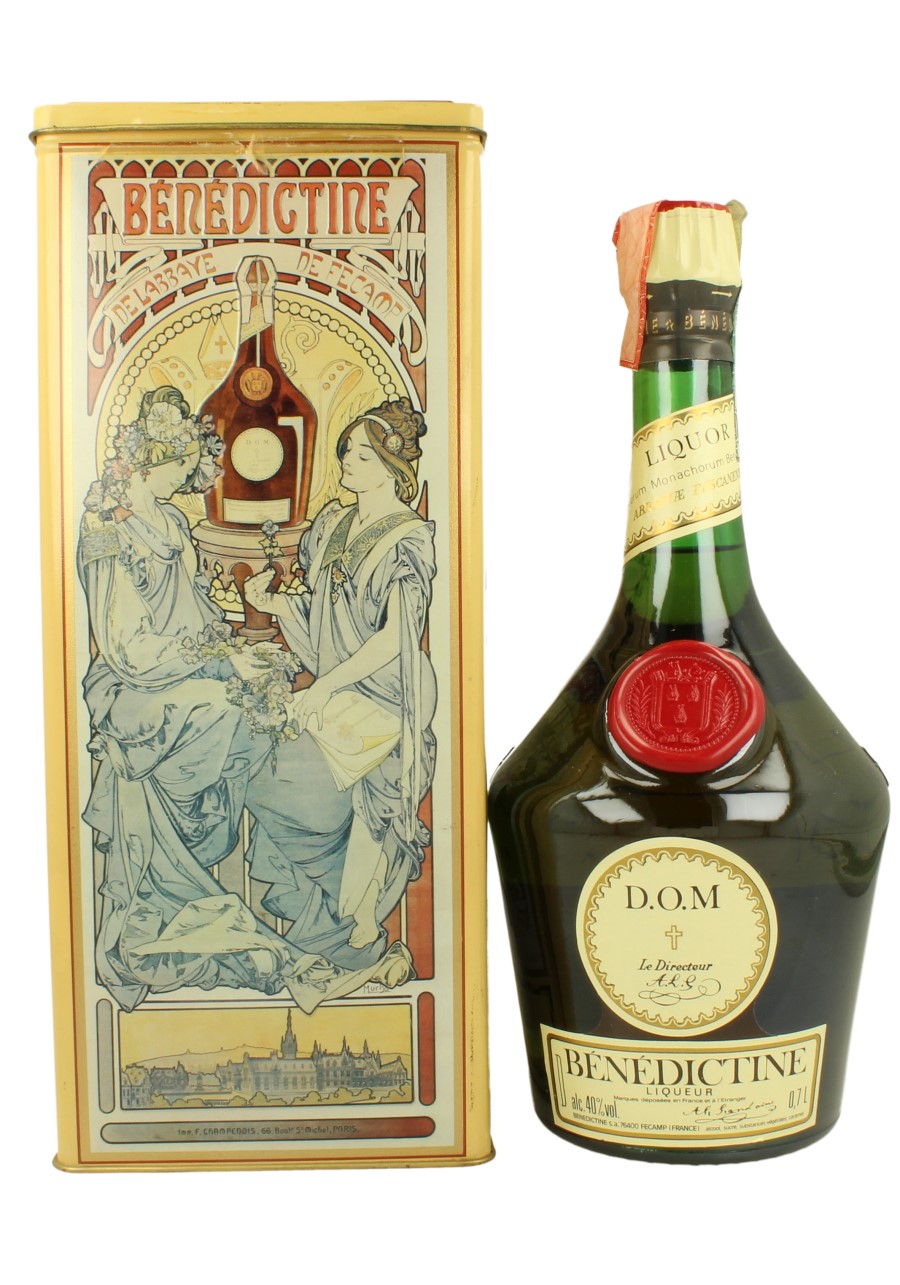 Products Antique, CL Spirits OLD - Whisky BENEDECTINE 40 70 % Whisky - D.O.M. LIQUOR &