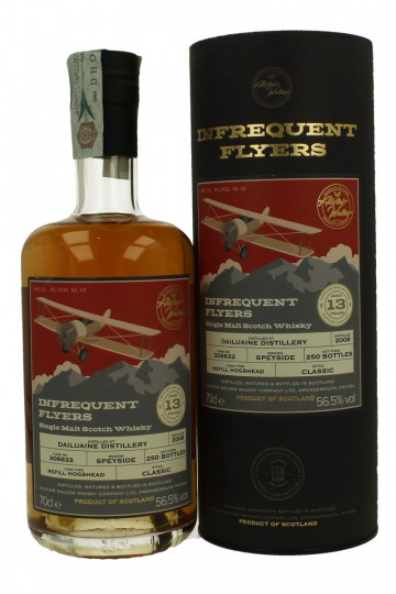 DAILUAINE 13 years old 2008 70cl 56.5% - Infrequent Flyers REFILL HOGSHEAD 306833