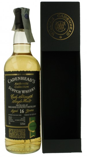 DAILUAINE 16 years old 1996 2012 70cl 55.6% Cadenhead's - Authentic Collection