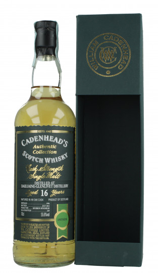 Dailuaine Speyside  Scotch Whisky 16 years old 1996 2012 70cl 55.6% Cadenhead's - Authentic Collection