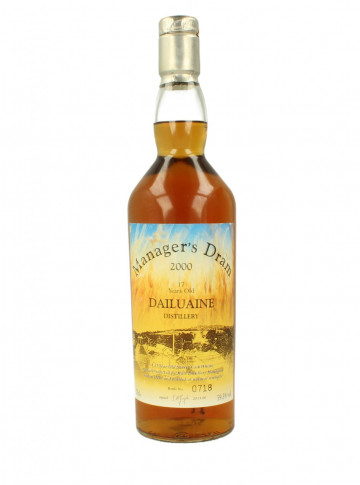 Dailuaine Speyside  Scotch Whisky 17 year old 2000 70cl 59.5% OB  - Manager's Dram