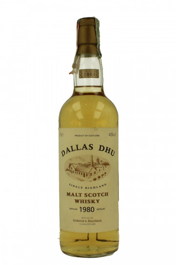 DALLAS DHU 1980 2001 70cl 40% Gordon MacPhail  - very rare -closed distillery