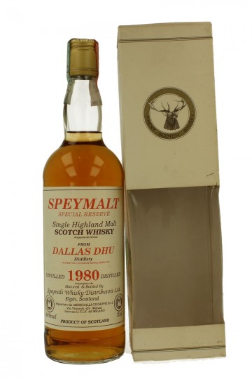 DALLAS DHU 1980 Bot in The 90's 70cl 40% Speymalt Whisky Dist.LTD