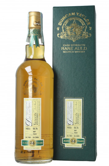 Dallas Dhu Single  Speyside Malt Scotch Whisky 24 year old 1981 2005 70cl 58.3% Duncan Taylor -cask 387