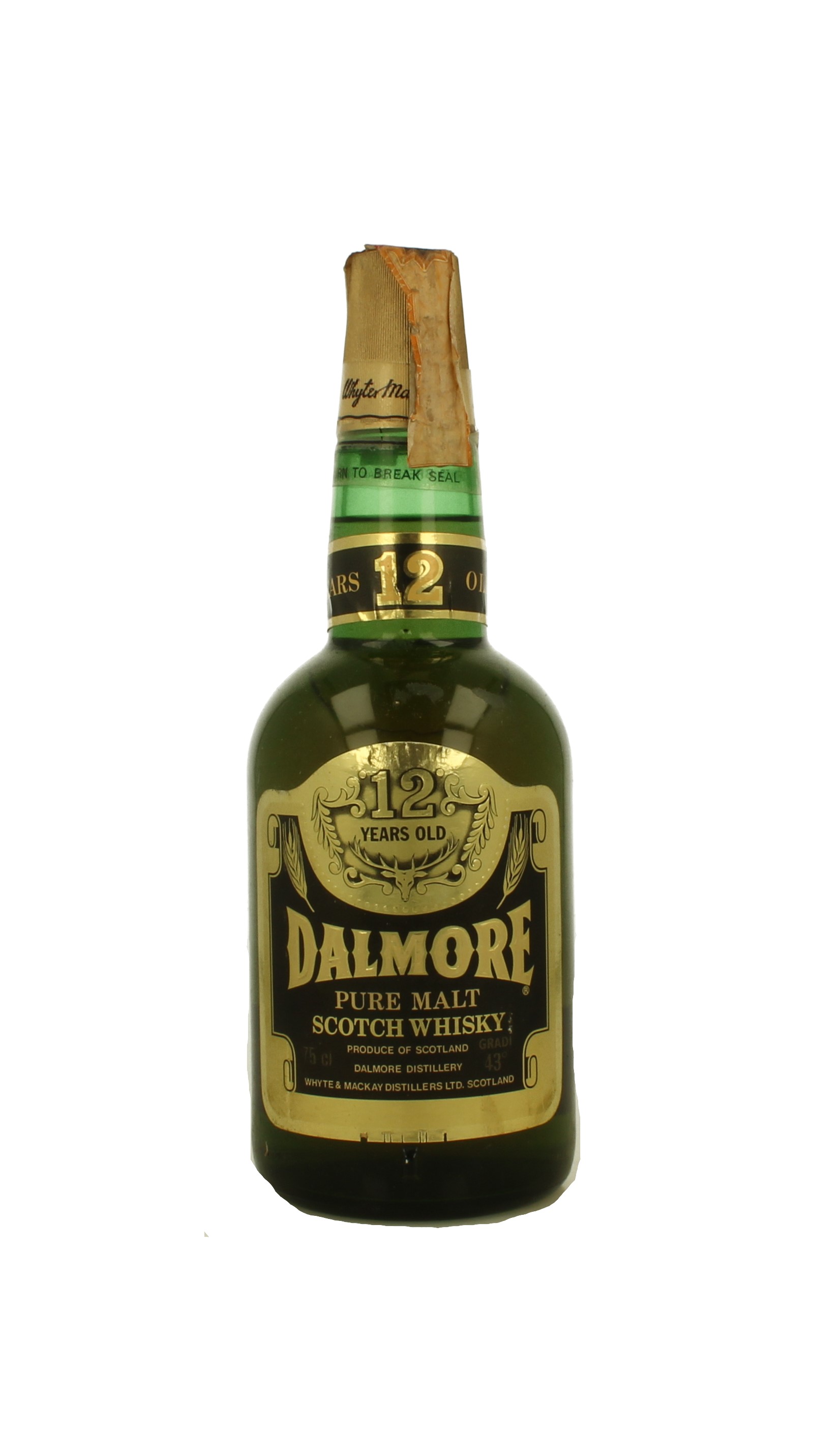 DALMORE 12 Years Old Bot. in the 60'S /70's 75cl 43% - Products
