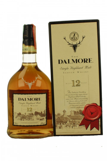 DALMORE 12 Years Old Bot in The 90's early 2000 70cl 40% OB  -