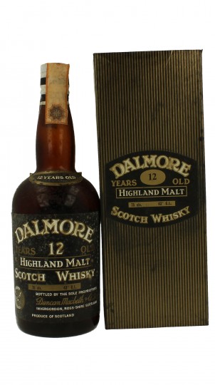 DALMORE 12yo BOTTLED IN THE 60'S /70'S 75cl 43% DUMPY