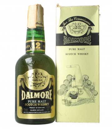 Dalmore Highland Scotch Whisky 12 Years Old Bot. in the  60'S /70's 75cl 43%