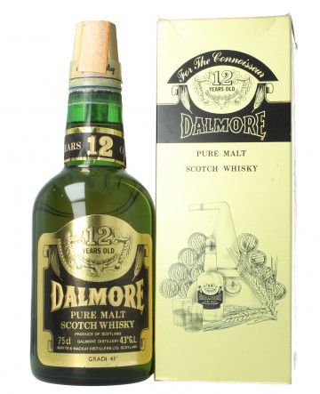 Dalmore Highland Scotch Whisky 12 Years Old Bot. in the  60'S /70's 75cl 43%
