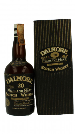Dalmore Highland Scotch Whisky 20 yaer old Bot 60/70's 75cl 43% OB  -