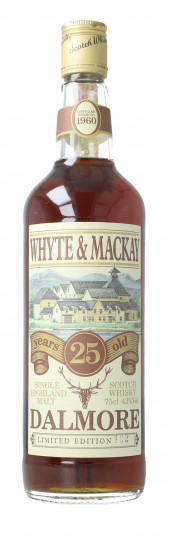 Dalmore Highland Scotch Whisky 25 Years Old 1960 75cl 43% OB -Limited Edition NO box