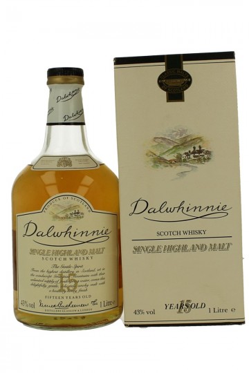 DALWHINNIE 15 years old BOTTLED IN THE  90'S EARLY 2000 100CL 43% James Buchanan