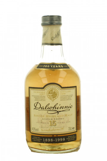 DALWHINNIE Pure Highland Scotch whisky 15 Years old Bottled 1998 70cl 43% OB- Centenary Edition