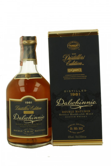 DALWHINNIE Pure Highland Scotch whisky 1981 70cl 43% Distiller Edition