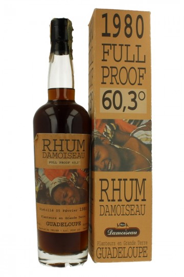 DAMOISEAU Rum 1980 70cl 60.3% Velier Import Guadeloupe