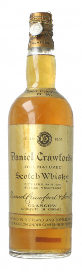 Daniel Crawford   Blended  Scotch  Whisky Bottled 1950 circa 75cl 43% Spring cap- Very rare