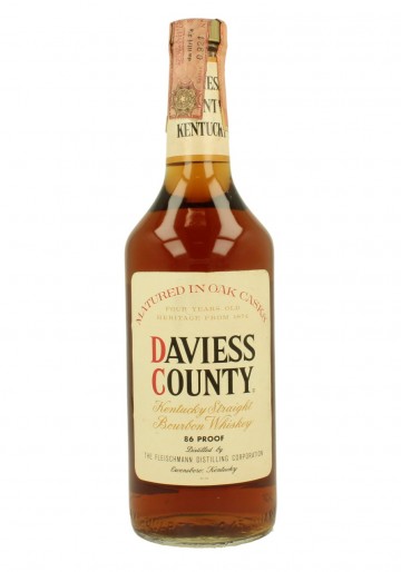 DAVIESS COUNTY 4 years old Bot.70's 75cl 86 proof