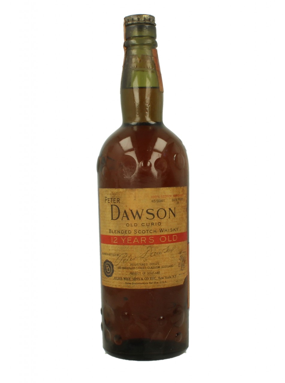 DAWSON Old Curio 12yo Bot.50's 4/5 Quart 86.8 US-proof Peter