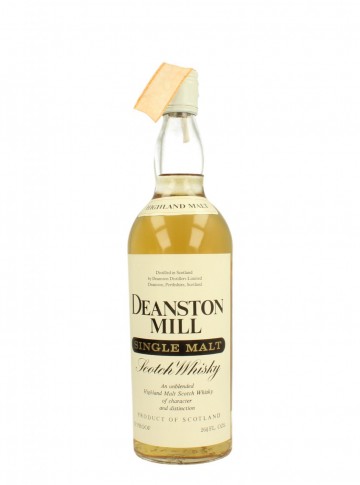 DEANSTON Mill Bot.70's 26 2/3 Fl. Ozs 70°proof OB