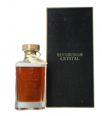 Deanston Single Malt   Scotch Whisky 21 Years Old 75cl 43% OB-Crystal decanter