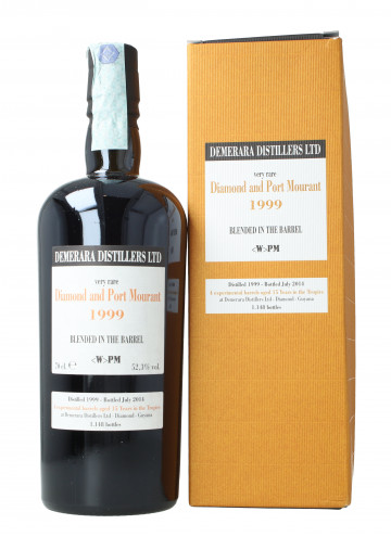 Demerara Rum Diamond & Port Mourant Distillery 15 year old 1999 2014 70cl 52.3% Velier -only 1148 bts  Diamond Guyana