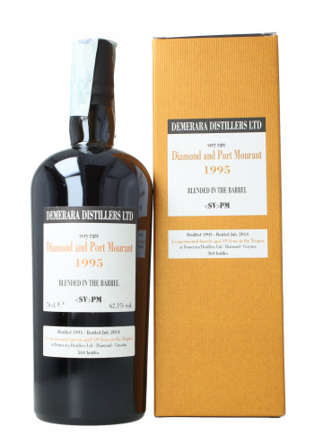 Demerara Rum Diamond & Port Mourant Distillery 19 year old 1995 2014 70cl 62.1% Velier -only 564 bts  Diamond Guyana