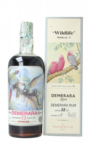 DEMERARA Rum Enmore Distillery 32  Years Old 1977 70cl 64.4% Silver Seal wrong box